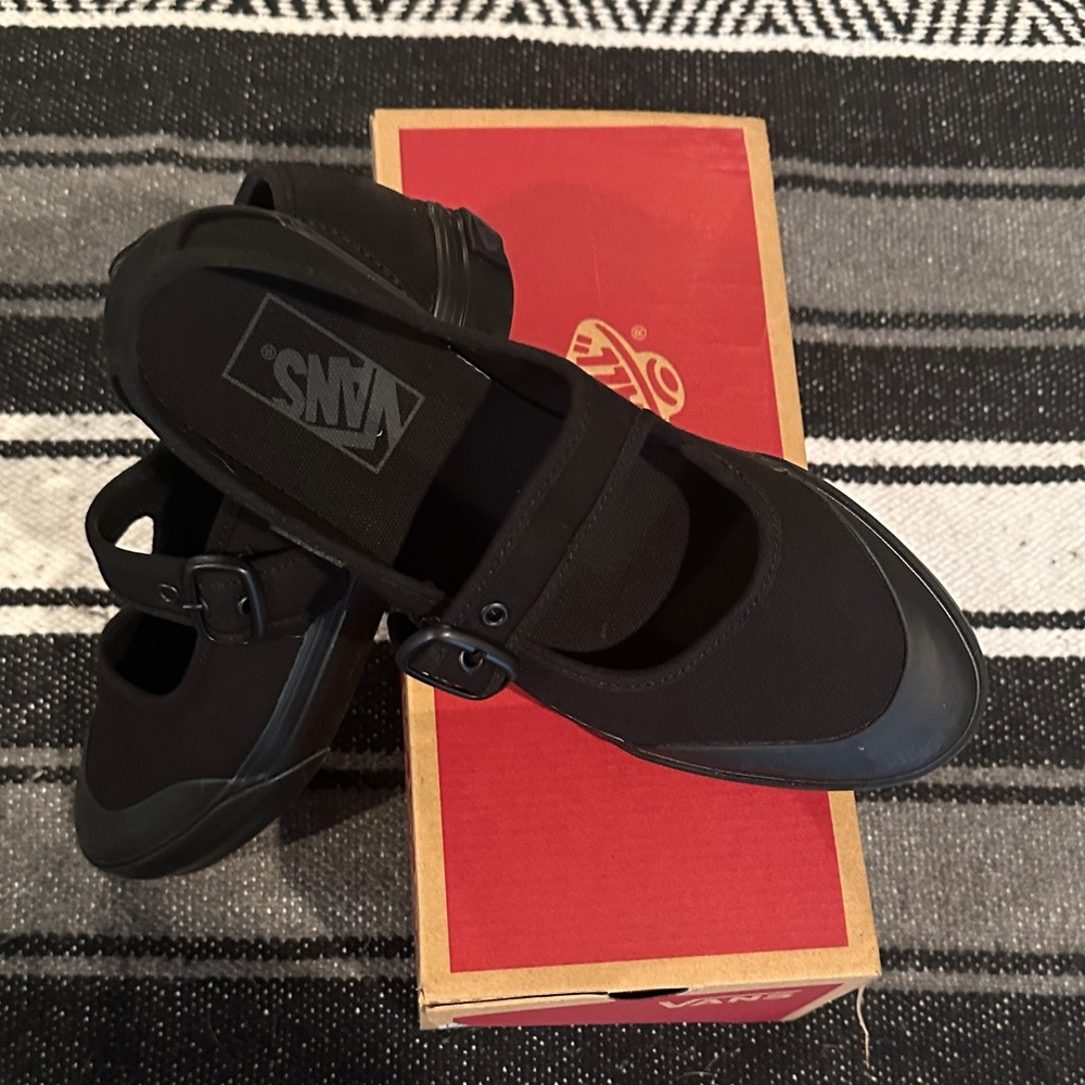 Vans Women's Black Mary Jane Sneakers